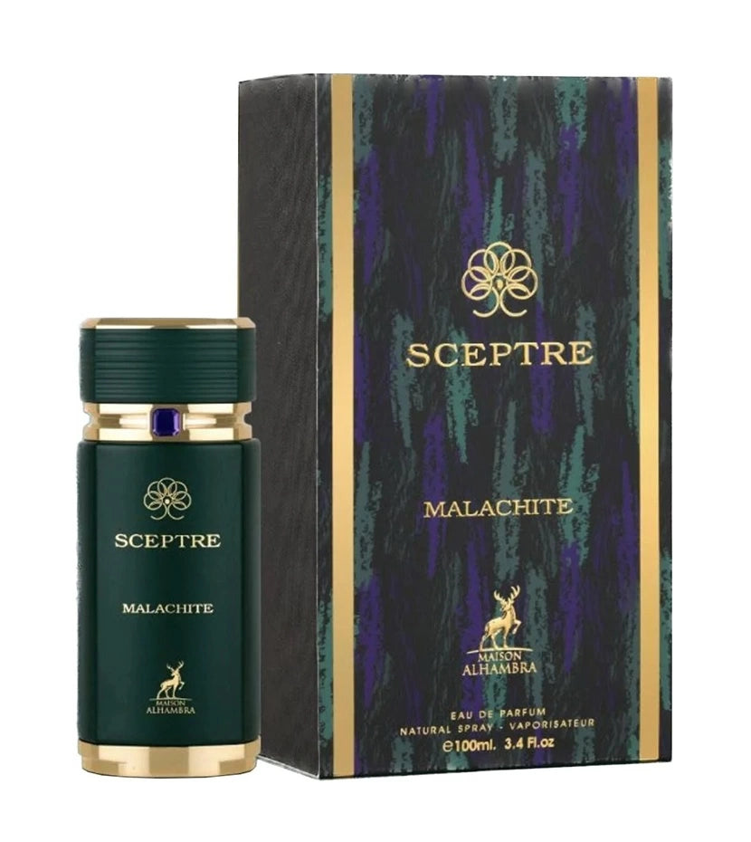 SCEPTRE MALACHITE MAISON ALHAMBRA